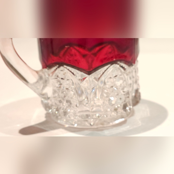 Rare 1909  ruby red glass cup for collection - Picture 2 of 9